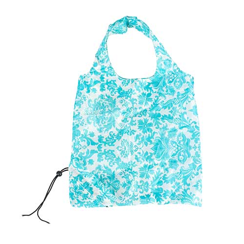 Recycled PET Light Blue Foldable Tote 3