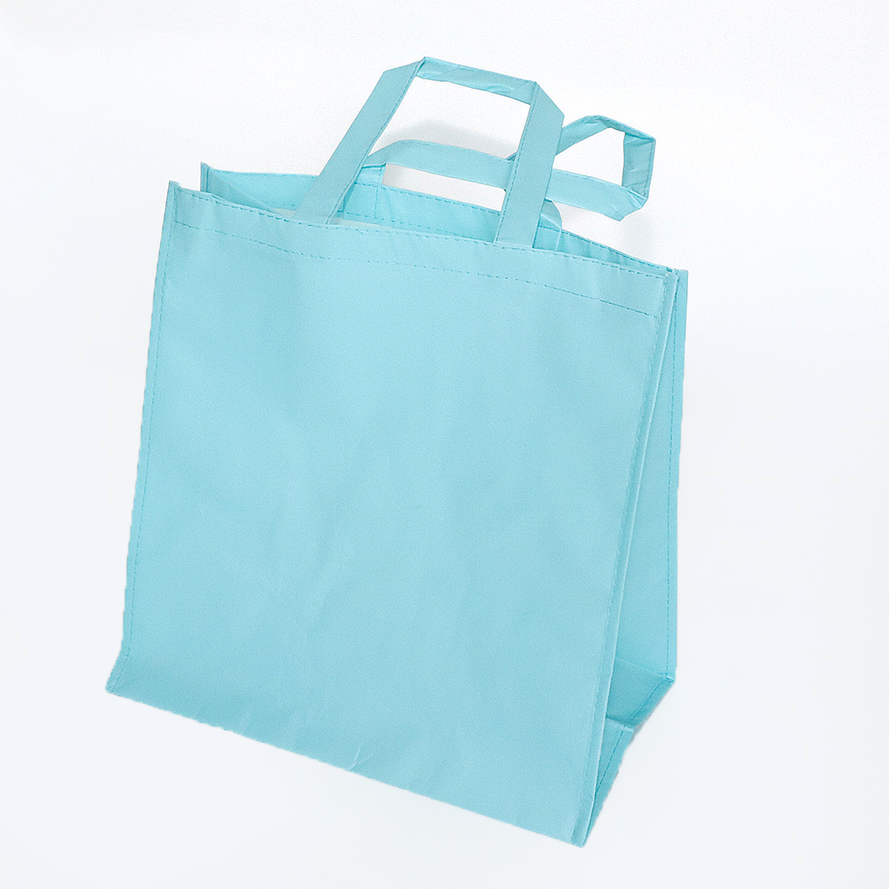 Light Blue Laminated Bag 23